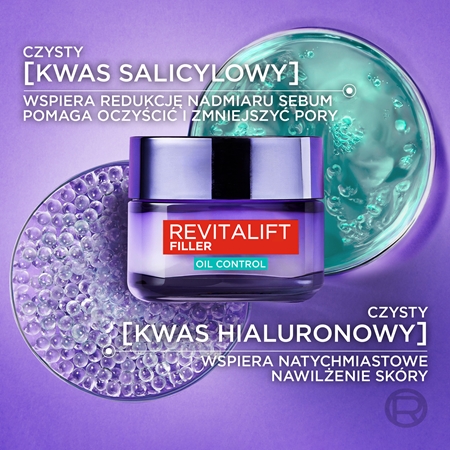 L’Oréal Paris Revitalift Oil Control krem na dzień do twarzy do skóry tłustej i mieszanej
