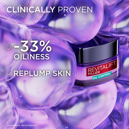 L’Oréal Paris Revitalift Filler Oil Control hloubkově hydratační krém pro mastnou a smíšenou pleť