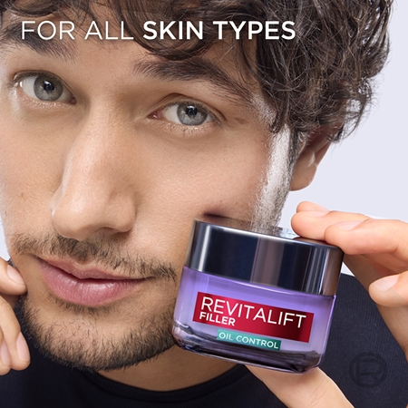 L’Oréal Paris Revitalift Filler Oil Control hloubkově hydratační krém pro mastnou a smíšenou pleť