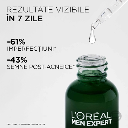 L’Oréal Paris Men Expert Derma Control ser impotriva imperfectiunilor pielii