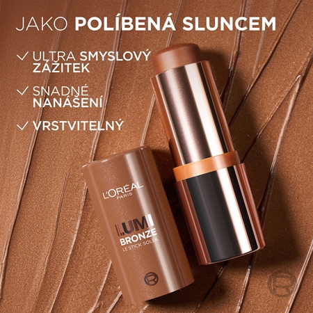 L’Oréal Paris Lumi Le Bronzer bronzer v tyčince