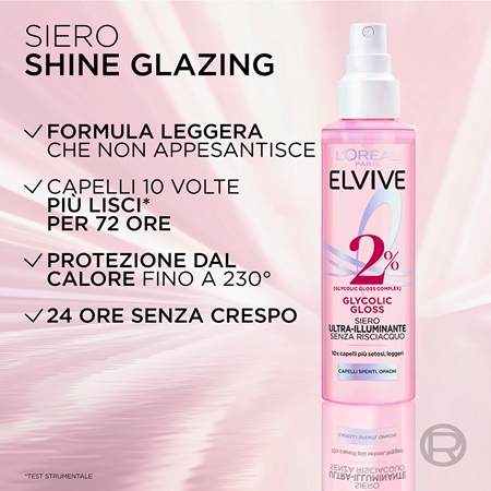 L’Oréal Paris Glycolic Gloss siero illuminante per capelli