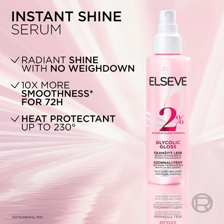 L’Oréal Paris Elseve Glycolic Gloss Leave-In Serum voor Glans