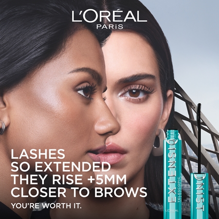 L’Oréal Paris Telescopic Extensionist Extending Mascara for lash volume and curl