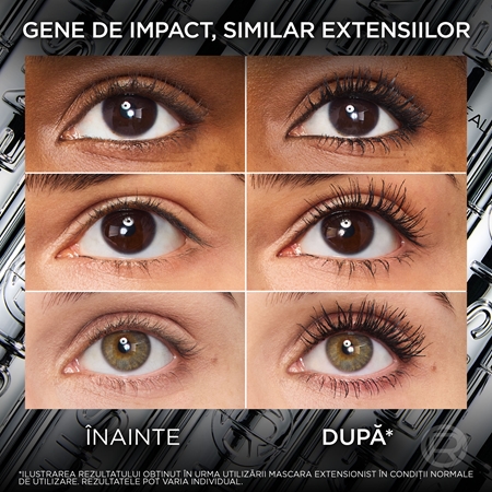 L’Oréal Paris Telescopic Extensionist mascara pentru alungire pentru volum și gene curbate