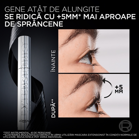 L’Oréal Paris Telescopic Extensionist mascara pentru alungire pentru volum și gene curbate