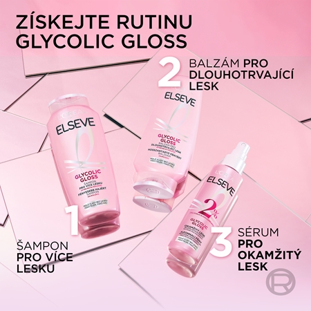L’Oréal Paris Elseve Glycolic Gloss balzám na vlasy pro lesk