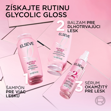 L’Oréal Paris Elseve Glycolic Gloss balzam na vlasy pre lesk