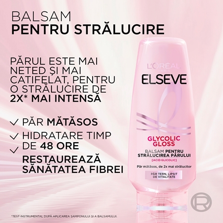 L’Oréal Paris Elseve Glycolic Gloss balsam de păr pentru stralucire