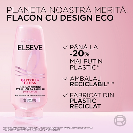 L’Oréal Paris Elseve Glycolic Gloss balsam de păr pentru stralucire