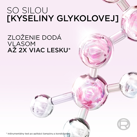 L’Oréal Paris Elseve Glycolic Gloss šampón pre lesk