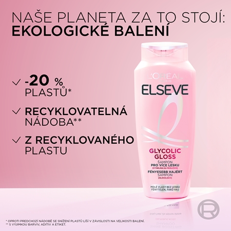 L’Oréal Paris Elseve Glycolic Gloss šampon pro lesk