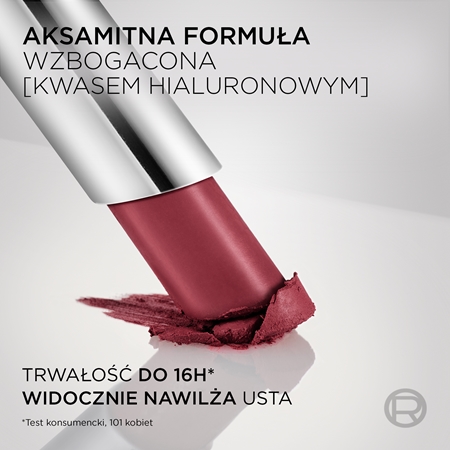 L’Oréal Paris x Mugler szminka półmatowa o działaniu nawilżającym