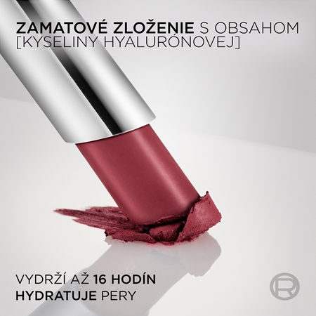 L’Oréal Paris x Mugler polomatný rúž s hydratačným účinkom