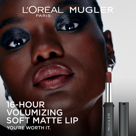 L’Oréal Paris x Mugler ημι-ματ κραγιών με ενυδατικό αποτέλεσμα