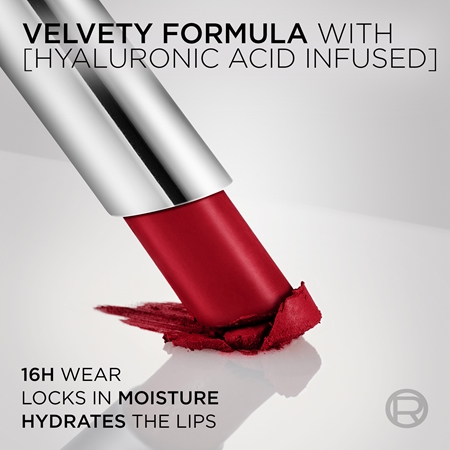L’Oréal Paris x Mugler Semi-Matte Lipstick with moisturising effect
