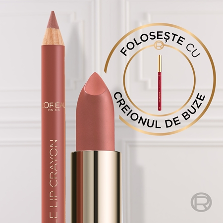 L’Oréal Paris Color Riche Matin Balm ruj de buze catifelant cu efect matifiant