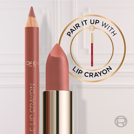L’Oréal Paris Color Riche Matin Balm Velvet Lipstick with matt effect