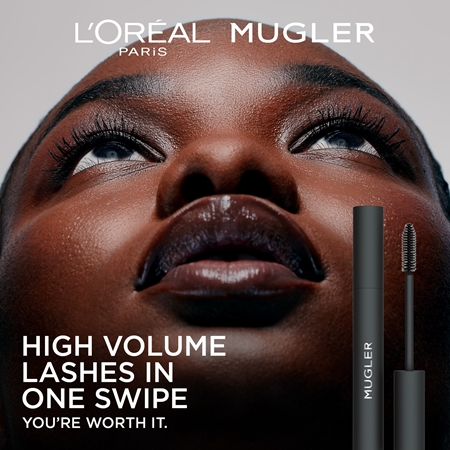 L’Oréal Paris x Mugler μακράς διαρκείας μάσκαρα για όγκο