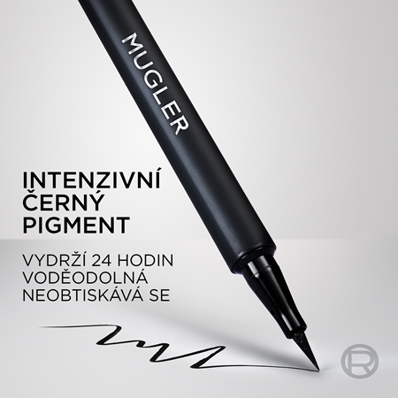 L’Oréal Paris x Mugler precizní voděodolná linka ve fixu