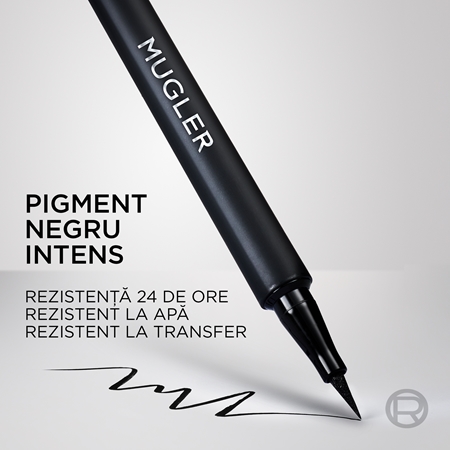 L’Oréal Paris x Mugler contur de precizie, rezistent la apă tip cariocă