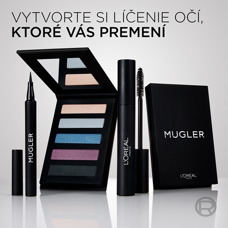 L’Oréal Paris x Mugler paletka očných tieňov