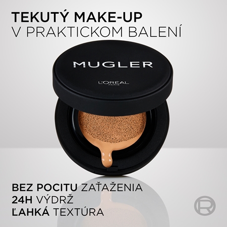 L’Oréal Paris x Mugler dlhotrvajúci kompaktný make-up pre plné krytie