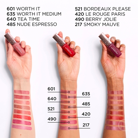 L’Oréal Paris Hyaluron Tint Lip Stain Serum rouge à lèvres liquide pour un effet naturel