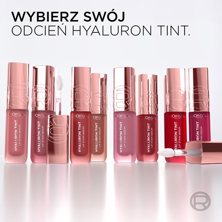 L’Oréal Paris Hyaluron Tint Lip Stain Serum szminka w płynie o działaniu nawilżającym