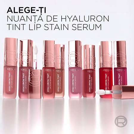 L’Oréal Paris Hyaluron Tint Lip Stain Serum ruj de buze lichid cu efect de hidratare