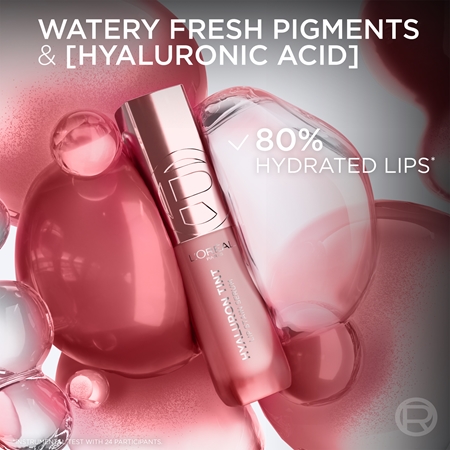 L’Oréal Paris Hyaluron Tint Lip Stain Serum rouge à lèvres liquide pour un effet naturel