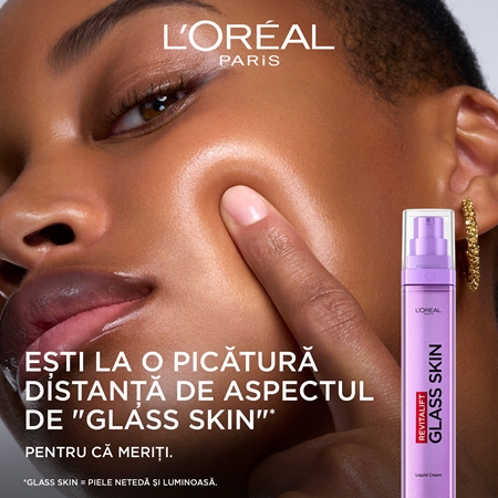 L’Oréal Paris Revitalift Filler Glass Skin Ultra - crema nutritiva pe bază de apă