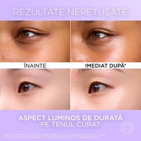 L’Oréal Paris Revitalift Filler Glass Skin Ultra - crema nutritiva pe bază de apă