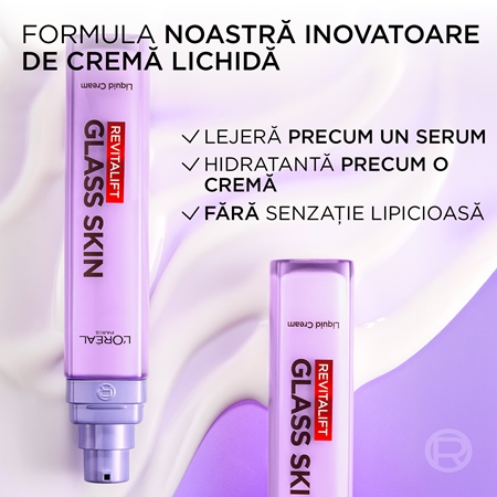L’Oréal Paris Revitalift Filler Glass Skin Ultra - crema nutritiva pe bază de apă