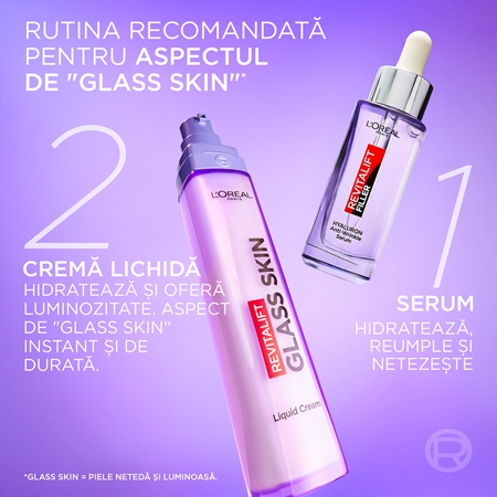 L’Oréal Paris Revitalift Filler Glass Skin Ultra - crema nutritiva pe bază de apă