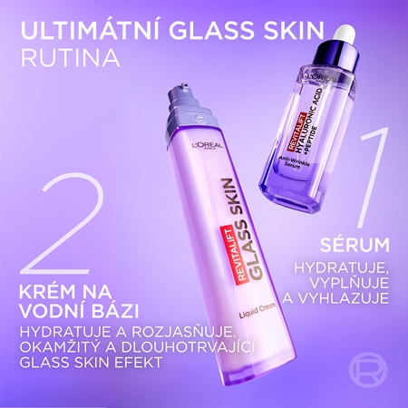 L’Oréal Paris Revitalift Filler Glass Skin intenzivní vyživující krém na vodní bázi