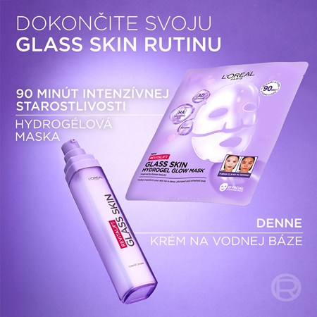 L’Oréal Paris Revitalift Filler Glass Skin intenzívny vyživujúci krém na vodnej báze