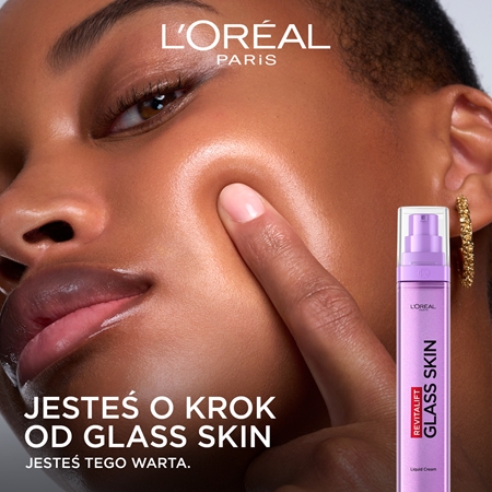 L’Oréal Paris Revitalift Glass Skin krem intensywnie odżywiający na bazie wody