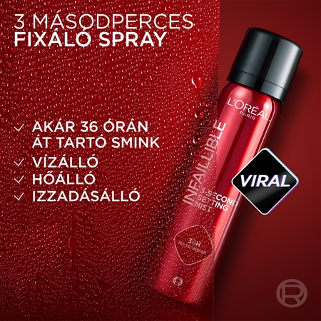 L’Oréal Paris Infaillible 36H sminkfixáló spray