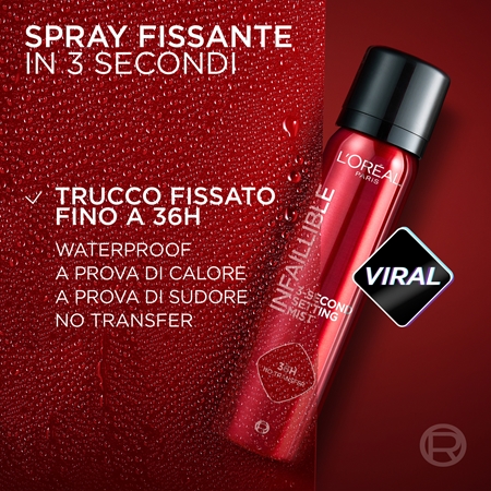 L’Oréal Paris Infaillible 36H spray fissante per il trucco