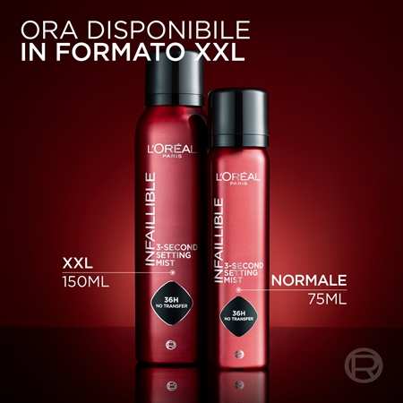 L’Oréal Paris Infaillible 36H spray fissante per il trucco