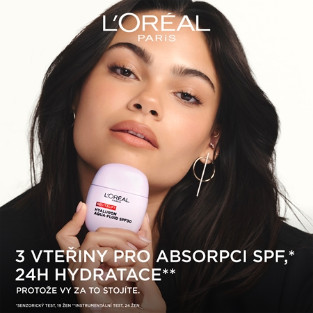 L’Oréal Paris Revitalift Hyaluron Aqua-Fluid lehký ochranný fluid SPF 30