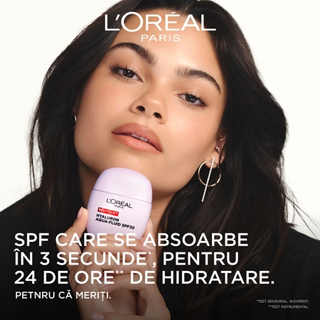 L’Oréal Paris Revitalift Hyaluron Aqua-Fluid fluid protecție SPF 30