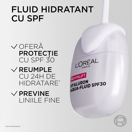 L’Oréal Paris Revitalift Hyaluron Aqua-Fluid fluid protecție SPF 30