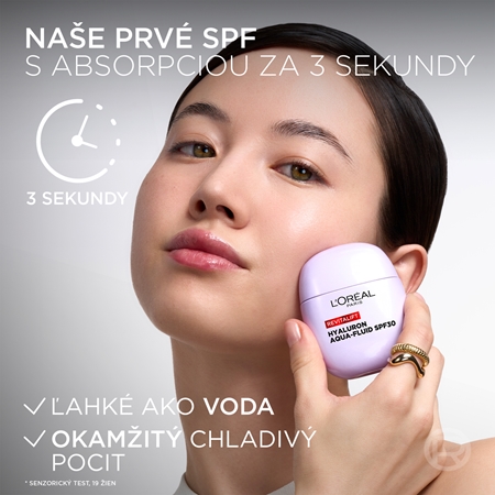 L’Oréal Paris Revitalift Hyaluron Aqua-Fluid ľahký ochranný fluid SPF 30