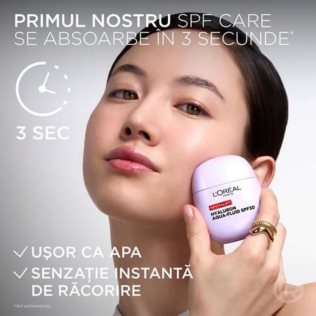L’Oréal Paris Revitalift Hyaluron Aqua-Fluid fluid protecție SPF 30