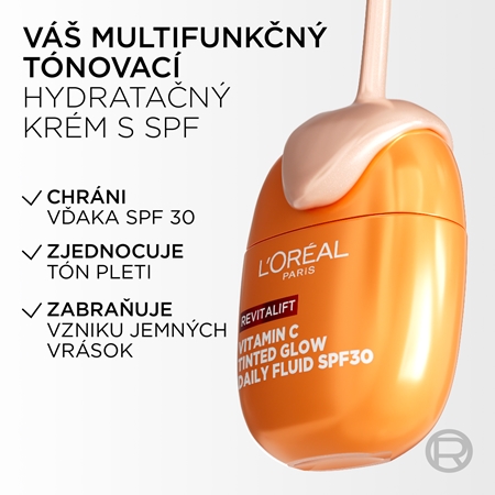 L’Oréal Paris Revitalift Vitamin C ľahký ochranný fluid SPF 30