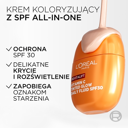 L’Oréal Paris Revitalift Vitamin C lekki fluid ochronny SPF 30