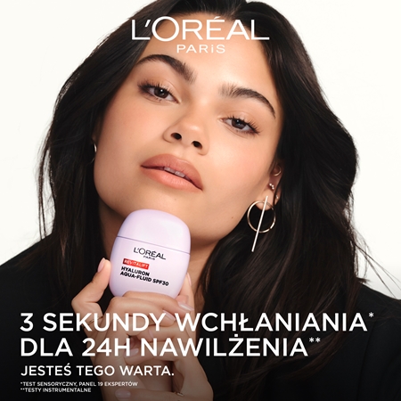 L’Oréal Paris Revitalift Hyaluron Aqua-Fluid lekki fluid ochronny SPF 30