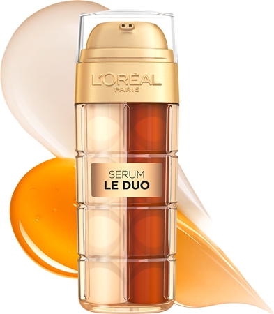 L’Oréal Paris Age Perfect Le Duo Serum dwufazowe serum odmładzające dla efektu rozjaśnienia i wygładzenia skóry